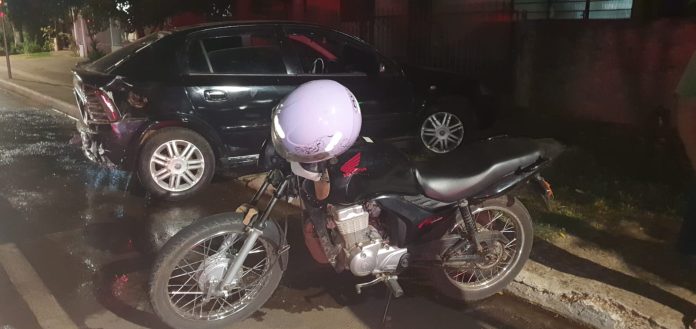 Motociclista fica ferido em acidente de trânsito em São Borja