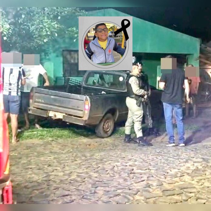 Menino de sete anos morre atropelado por motorista bebado.