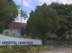 Hospital Lauro Reus, em Campo Bom — Foto: Reprodução/RBS TV