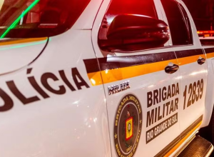 Viatura da Brigada Militar — Foto: Divulgação/ Brigada Militar do RS